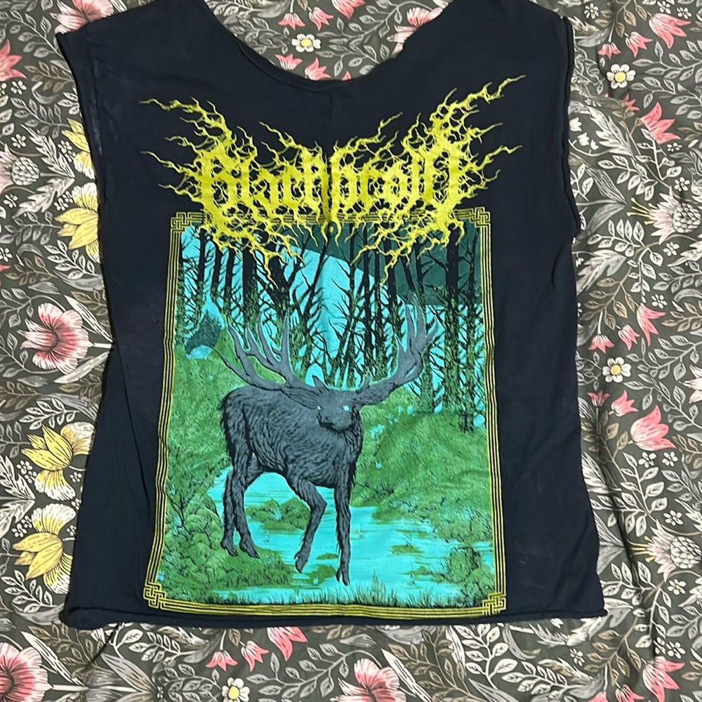 Blackbraid Black Metal Tank Top